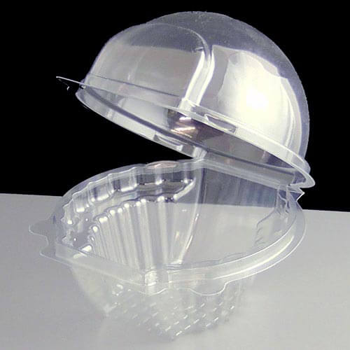 5p CLEARANCE - Clear Muffin Containers