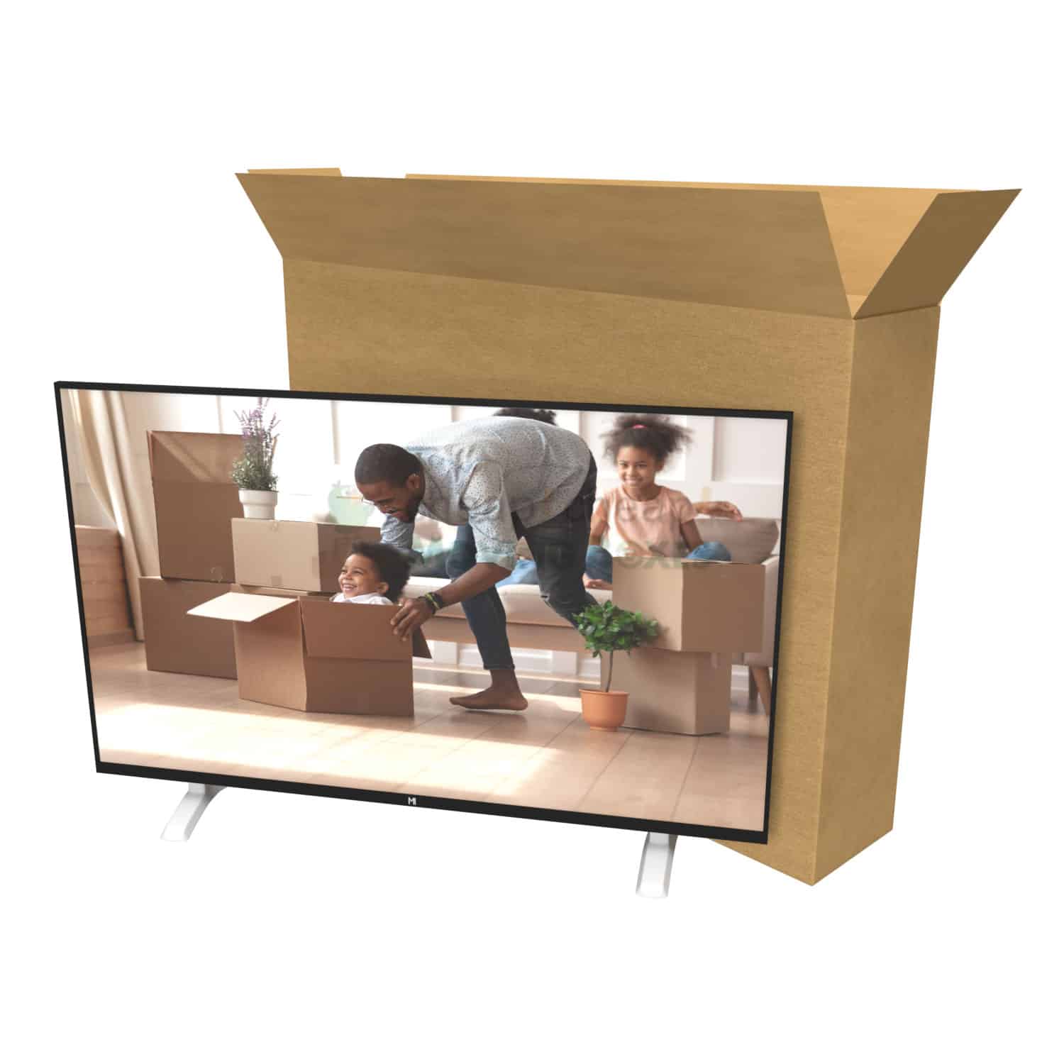 TV Boxes Picture Box Artwork Boxes Double Wall Strong Boxes for removal moving house. National delivery next day. Bubble wrap protect tv screen. Delivery screen kit with box and foam. Peterborough tv boxes for Picture framework and mirrors