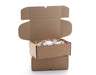 PIP Small Brown Kraft Fold in Boxes Postal Boxes 3 Ways Box Shop Peterborough