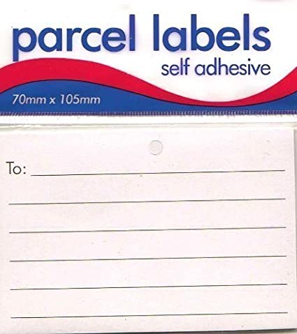 12 Parcel Labels Self Adhesive