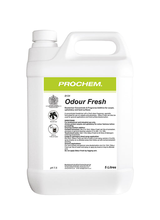 Prochem Odour Fresh Bulk 5 litre Chemical for Carpet Cleaning Peterborough