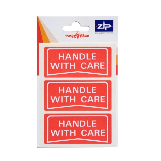 Pack of 21 Handle With Care Labels