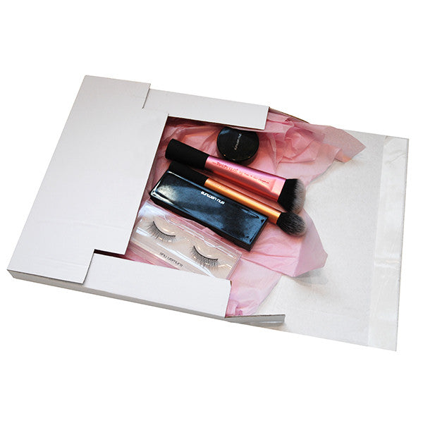 PIP White Fold in Boxes Postal Boxes 3 Ways Box Shop Peterborough
